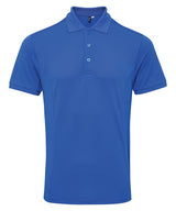 Premier Coolchecker plus piqué polo with CoolPlus Royal - S - Polo Shirts