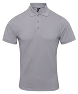 Premier Coolchecker plus piqué polo with CoolPlus Silver - S - Polo Shirts