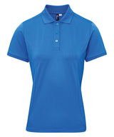 Premier Womens Coolchecker plus piqué polo with CoolPlus Sapphire - XS - Polo Shirts