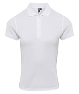 Premier Womens Coolchecker plus piqué polo with CoolPlus White - XS - Polo Shirts
