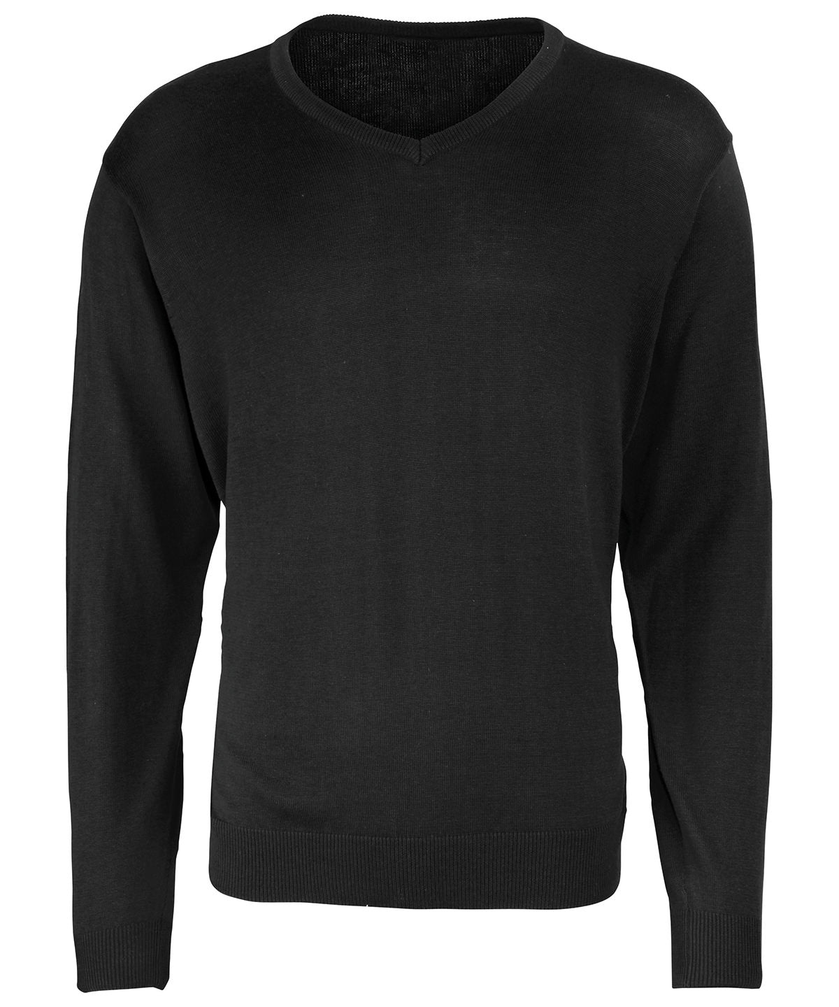 Premier V-neck knitted sweater - Black / XXS - Knitwear
