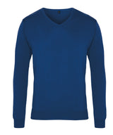 Premier V-neck knitted sweater