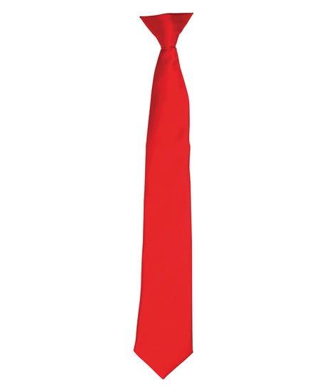 Premier 'Colours' satin clip tie