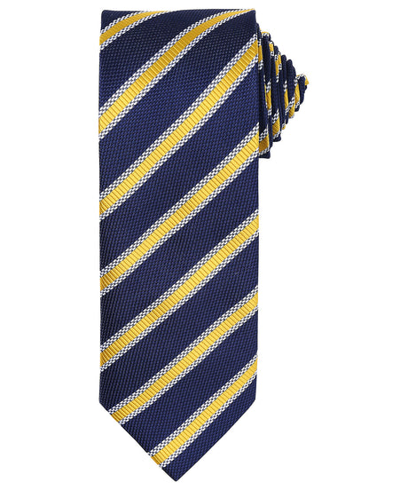 Premier Waffle stripe tie