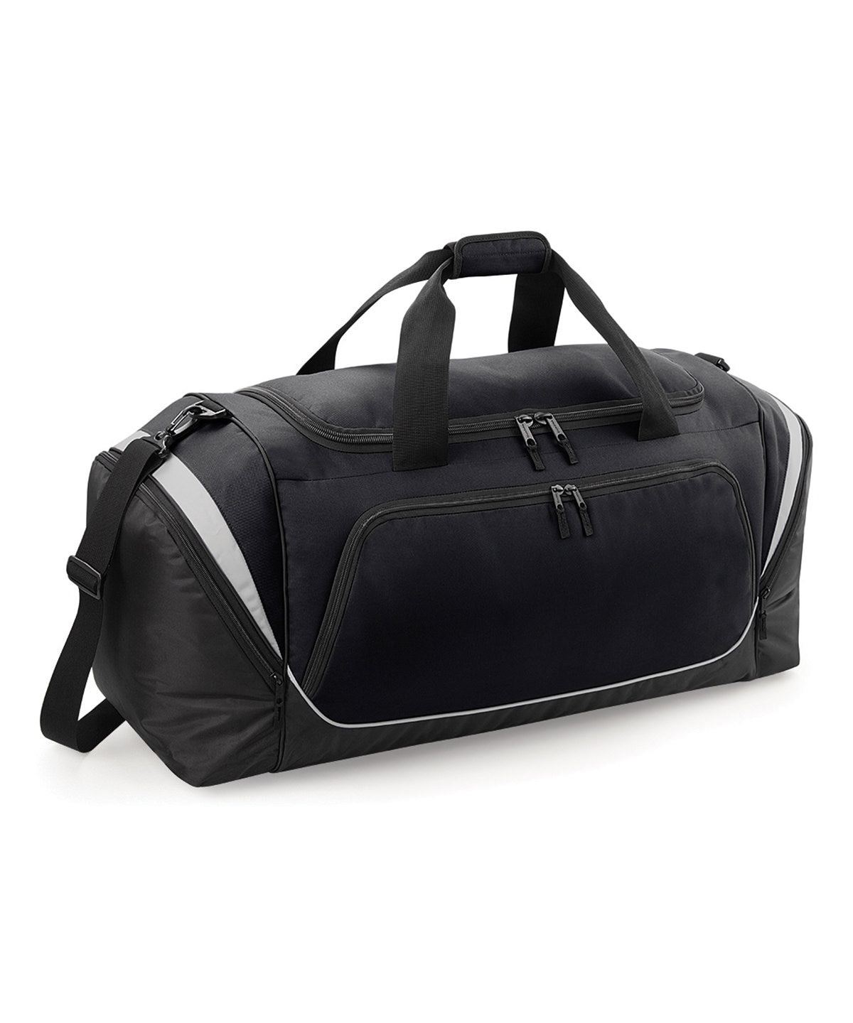 Quadra Pro team jumbo kit bag - Black/Light Grey / One size - Bags: Black