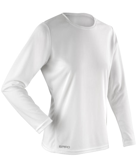 Spiro Womens Spiro Quick-Dry Long Sleeve T-Shirt