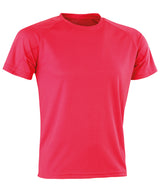 Spiro Performance Aircool Tee Flo Pink - XXS - T-Shirts