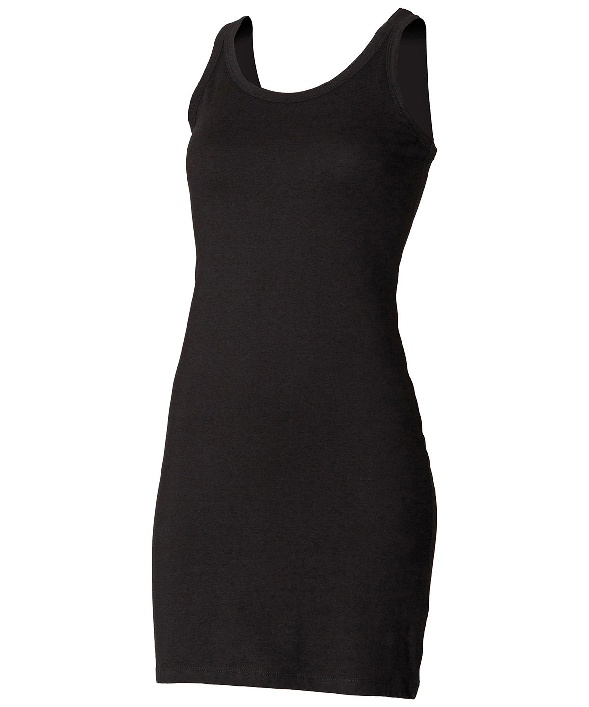 Sf Extra Long Stretch Tank - Black / S - Dresses