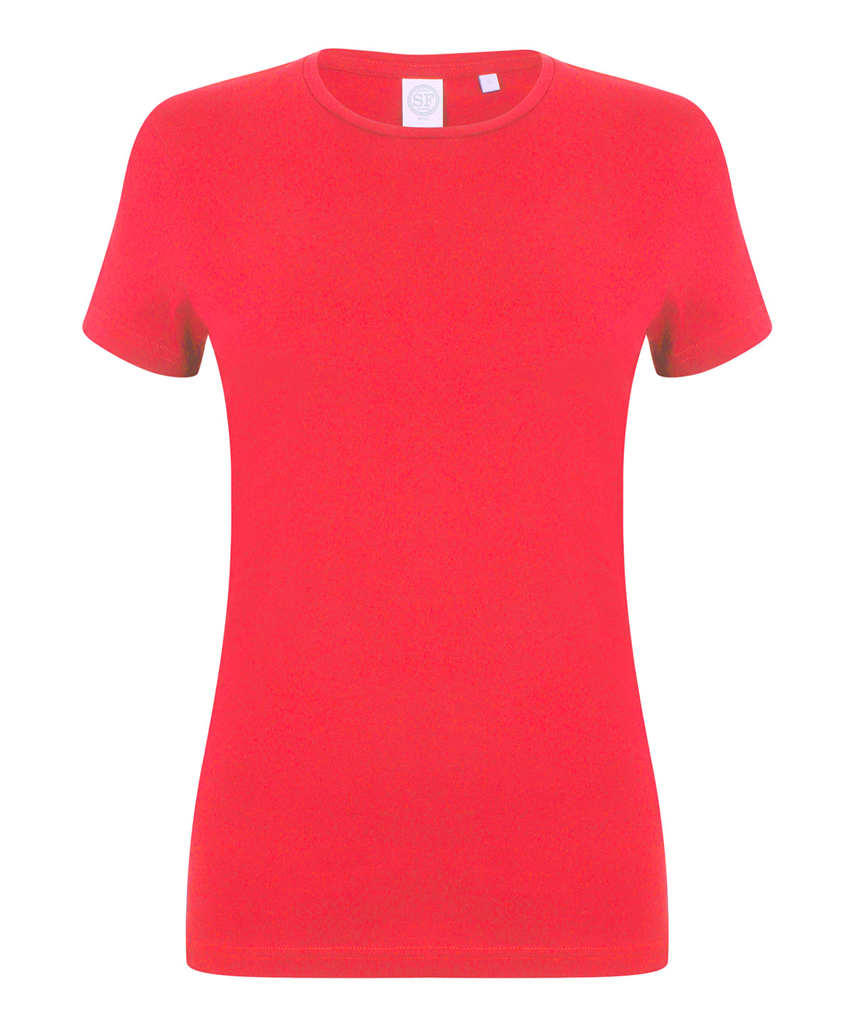 SF Feel Good Womens Stretch T-Shirt Bright Red