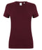 SF Feel Good Womens Stretch T-Shirt Burgundy