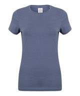 SF Feel Good Womens Stretch T-Shirt Heather Navy - XS - T-Shirts