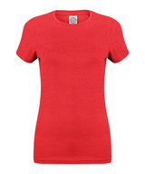 SF Feel Good Womens Stretch T-Shirt Heather Red - XS - T-Shirts
