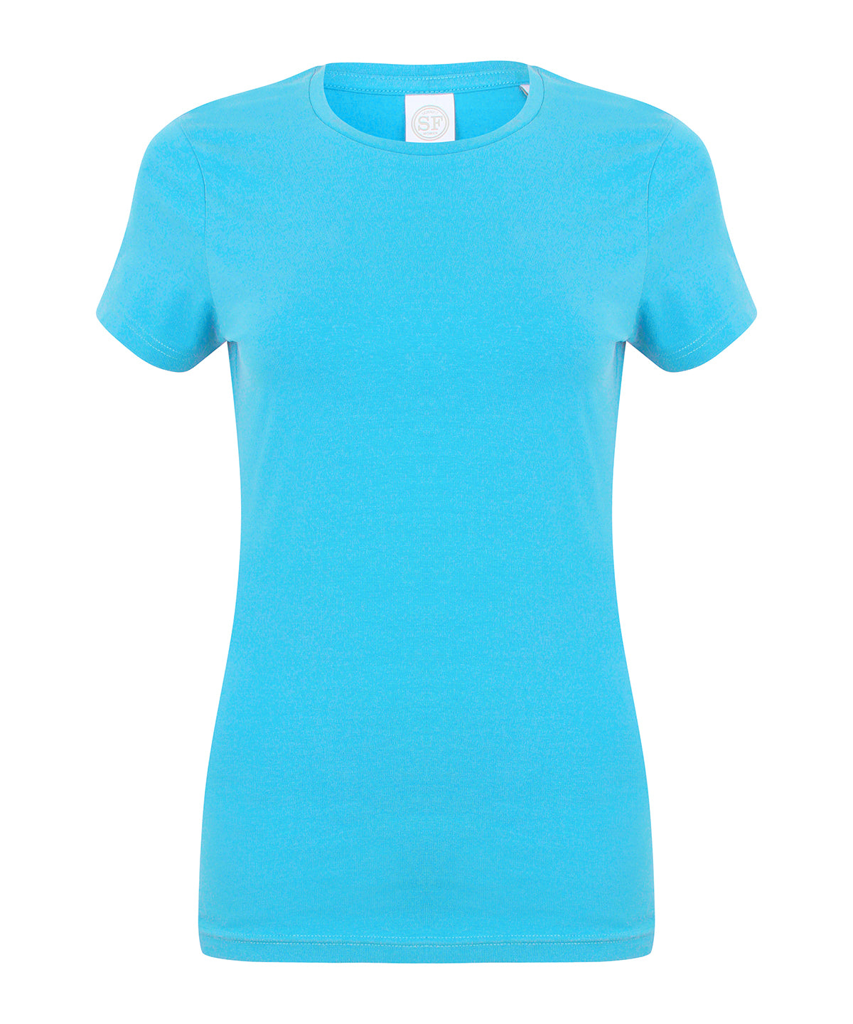SF Feel Good Womens Stretch T-Shirt Surf Blue