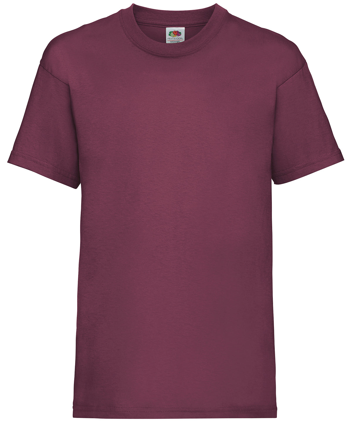 Fruit of the Loom Kids valueweight T Burgundy