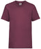 Fruit of the Loom Kids valueweight T Burgundy