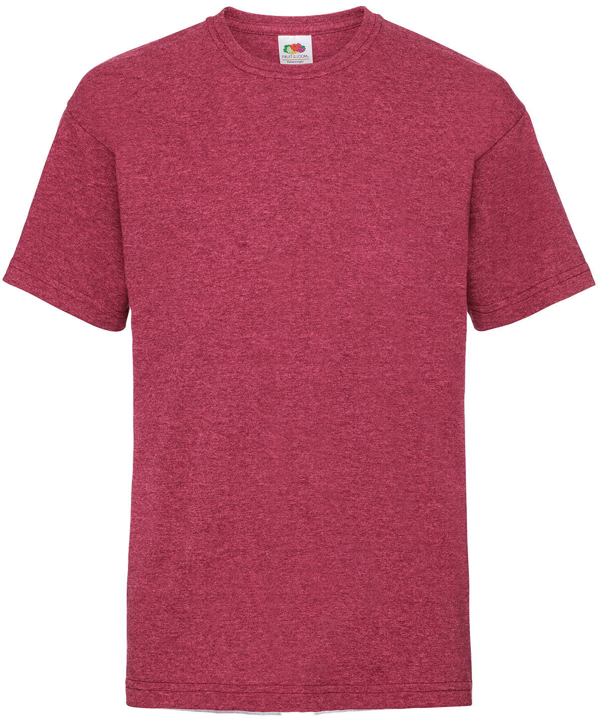 Fruit of the Loom Kids valueweight T Vintage Heather Red
