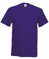 Fruit of the Loom Original T Purple - S - T-Shirts