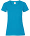 Fruit of the Loom Womens valueweight T Azure Blue