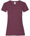 Fruit of the Loom Womens valueweight T Burgundy