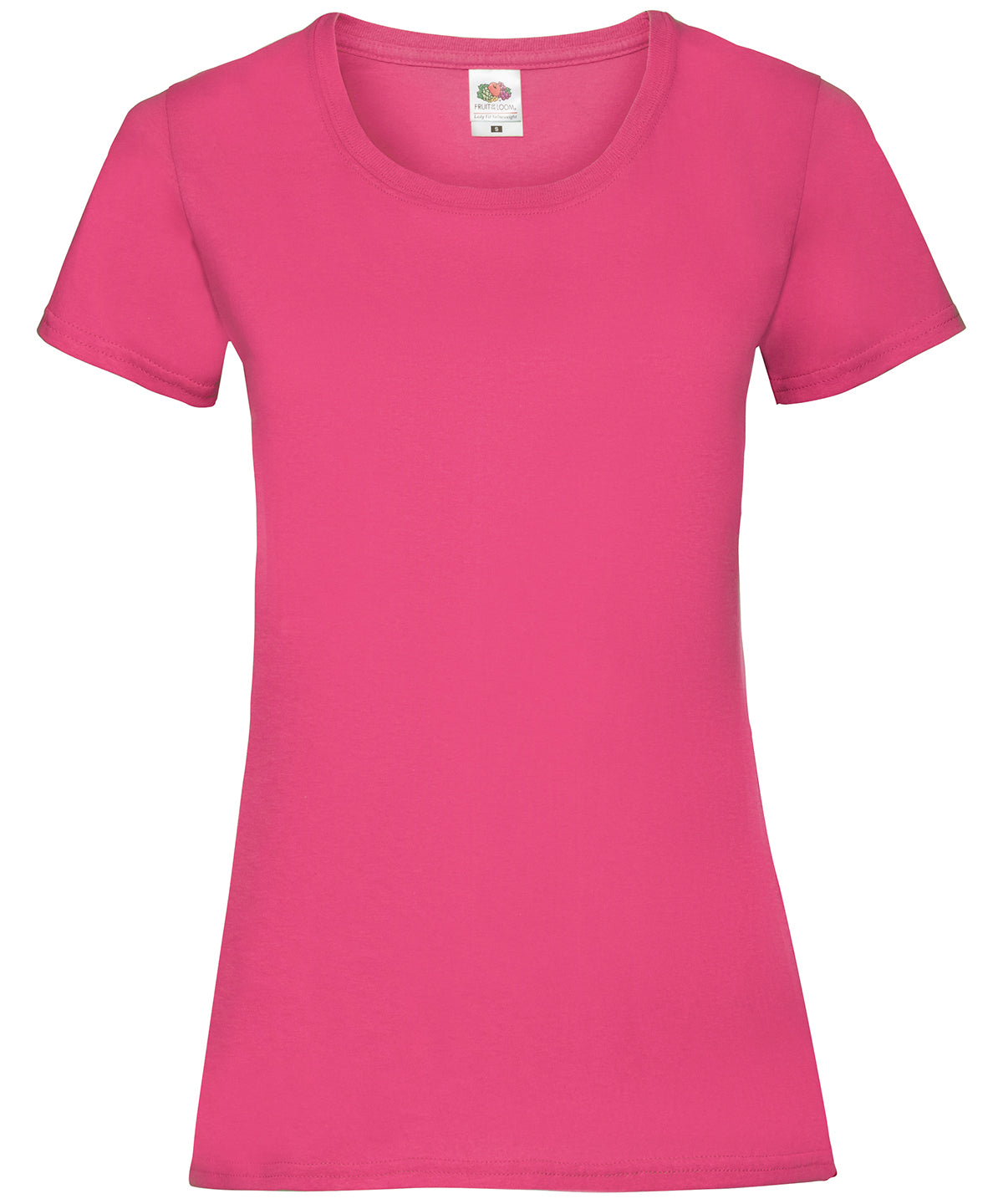 Fruit of the Loom Womens valueweight T Fuchsia