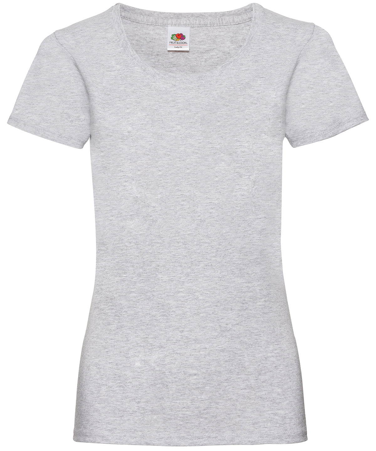Fruit of the Loom Womens valueweight T Heather Grey