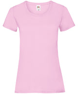 Fruit of the Loom Womens valueweight T Light Pink - XS - T-Shirts