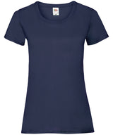 Fruit of the Loom Womens valueweight T Navy - XS - T-Shirts