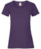 Fruit of the Loom Womens valueweight T Purple