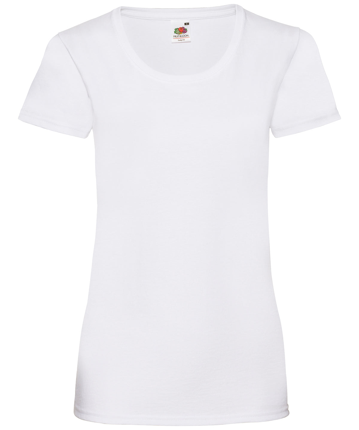 Fruit of the Loom Womens valueweight T White