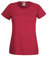 Fruit of the Loom Womens original T Brick Red - XS - T-Shirts