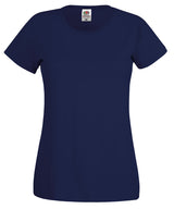 Fruit of the Loom Womens original T Deep Navy - XS - T-Shirts