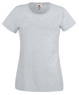 Fruit of the Loom Womens original T Heather Grey - XS - T-Shirts