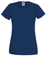 Fruit of the Loom Womens original T Navy - XS - T-Shirts