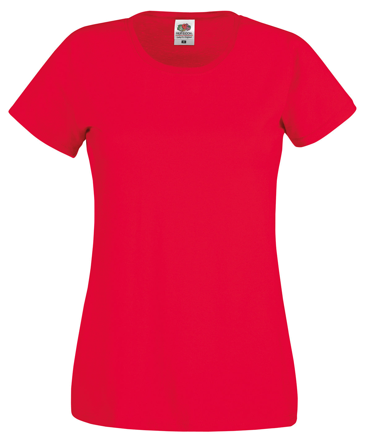 Fruit of the Loom Womens original T Red