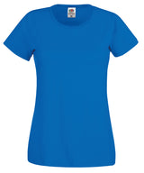 Fruit of the Loom Womens original T Royal Blue - XS - T-Shirts
