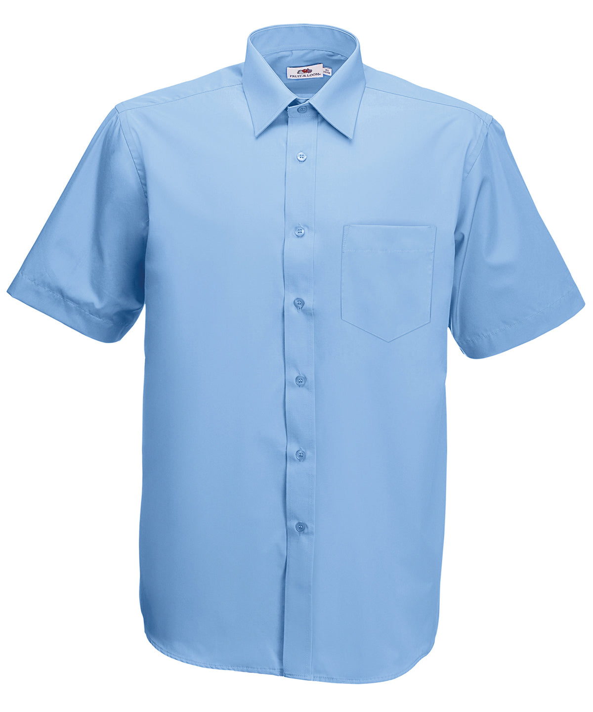 Fruit of the Loom Poplin short sleeve shirt