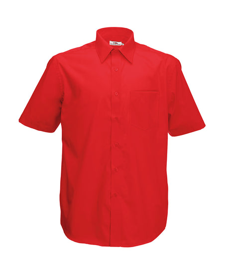 Fruit of the Loom Poplin short sleeve shirt