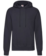 Fruit of the Loom Classic 80/20 Hooded Sweatshirt - Deep Navy / S / Hoodies