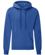 Fruit of the Loom Classic 80/20 Hooded Sweatshirt - Heather Royal / S / Hoodies