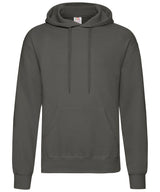 Fruit of the Loom Classic 80/20 Hooded Sweatshirt - Light Graphite / S / Hoodies