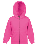 Fruit of the Loom Kids classic hooded sweatshirt jacket