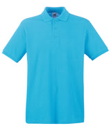 Fruit of the Loom Premium polo Azure Blue - S - Polo Shirts