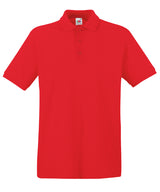 Fruit of the Loom Premium polo Red - S - Polo Shirts