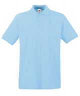 Fruit of the Loom Premium polo Sky Blue - S - Polo Shirts