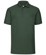 Fruit of the Loom 65/35 Polo Short Sleeve Shirt - Bottle Green / S - Shirts
