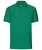 Fruit of the Loom 65/35 Polo Heather Green