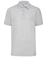 Fruit of the Loom 65/35 Polo Short Sleeve Shirt - Heather Grey / S - Shirts