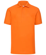 Fruit of the Loom 65/35 Polo Short Sleeve Shirt - Orange / S - Shirts