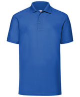 Fruit of the Loom 65/35 Polo Short Sleeve Shirt - Royal Blue / S - Shirts