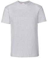 Fruit of the Loom Iconic 195 ringspun premium T Heather Grey - S - T-Shirts